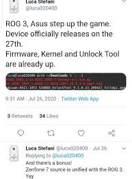 Alongside upgraded features like airtrigger 3, you'll find everything you loved about the. Asus Rog Phone 3 Bootloader Unlock Tool Kernel Sources Released
