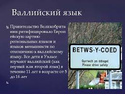 Валлийский язык (уэльский), кельтский язык уэльса, на котором говорят ок. Yazykovaya Situaciya V Velikobritanii Rabotu Vypolnila Borisova