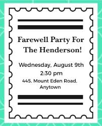 Design & create your own invitation cards using our wide selection of templates for birthdays, weddings, parties and more. Free Farewell Party Invitation Maker Photoadking
