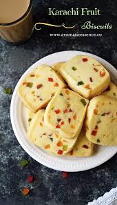 Karachi Biscuits Fruit Biscuits Hyderabad Karachi Bakery Style Fruit Biscuits Food Recipes