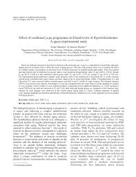 We did not find results for: Pdf Effect Of Combined Yoga Programme On Blood Levels Of Thyroid Hormones A Quasi Experimental Study