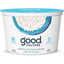 Good Culture 2 Milkfat Classic Cottage Cheese 16oz Grass Fed Milk Cottage Cheese Cheese Packaging