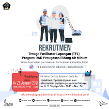 Maybe you would like to learn more about one of these? Pengumuman Rekrutmen Tenaga Fasilitator Lapangan Program Dak Penugasan Bidang Air Minum Dinas Perumahan Dan Kawasan Permukiman Kabupaten Blitar 2021