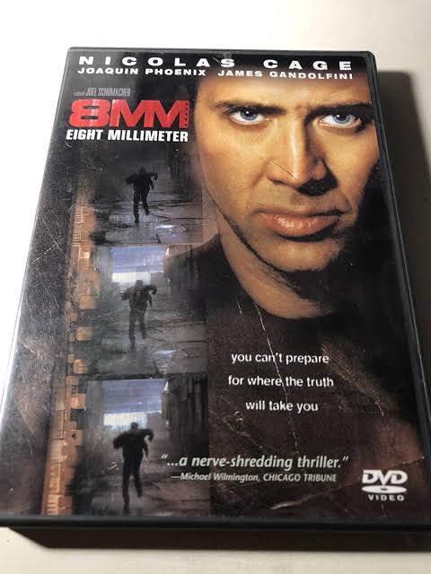 8MM 8 Millimeter (1999) DVD Nicolas Cage Crime Thriller