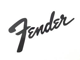 2 X Fender Guitar Logo Vinyl Decal Sticker 40mm X 26mm Various Colours Fender Guitars Guitar Logo Fender