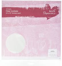 Stampin' up!'s window sheets are a quality acetate perfect for card making techniques. Papermania 12 X 12 Inch Plain Acetate Sheet Pack Of 10 Amazon Co Uk Home Kitchen