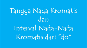 Tangga Nada Kromatis Video