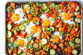Recipe Sheet Pan Sweet Potatoes And Black Bean Hash Recipe Sheet Pan Recipes Sweet Potato Black Beans Sheet Pan Dinners