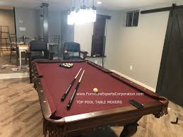 Top Pool Table Installers Movers Brunswick Billiards Pool Table Delivered And Installed For A Customer In R Pool Table Movers Pool Table Assembly Furniture