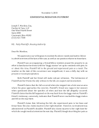 This is your opportunity to influence the underwriter and explain why your client is a good risk to insure. Mediation Statement