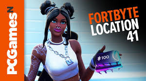Go inside the durr burger building with the large hologrom burger and head down to the basement. Fortnite Fortbyte 41 Location Use Tomatohead Emote In Durr Burger Restaurant Pcgamesn