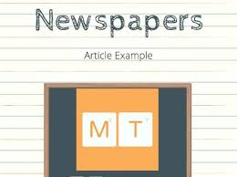 Diaries, instructions, stories, poems, recounts explore the world of newspapers with our creative resources, including newspaper report examples, comprehension activities, headlines and article. Ks2 Ks3 Newspaper Article Example Who What When Where Why Teaching Resources