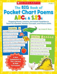 big book of pocket chart poems abcs and 123s scholastic shop