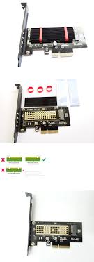 Port Expansion Cards 90718 M 2 Nvme Ssd To Pci E 3 0 X4 Adapter Card With Radiator Fin Heatsink Buy It Now Only 10 39 On Ebay Expansi Heatsink Ssd Ebay