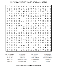 winter olympics word search puzzle word search puzzles printables olympics activities word work