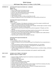 senior software engineer, ios resume