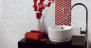 Black And White Pictures With Red Accents Red Bathroom Inspiration Bathroom Red Red Bathroom Decor Red Bedroom Decor