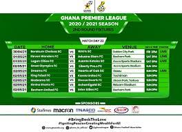 Check spelling or type a new query. Ghana Premier League Fixtures For Next Five Weeks Released Football Made In Ghana