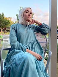 rimel askina hilal bol tesettur elbise tesettur giyim islami moda elbise mutevazi kiyafetler