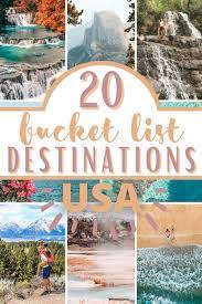 Ultimate United States Bucket List Ruhls Of The Road Usa Travel Guide Top Travel Destinations Travel Usa