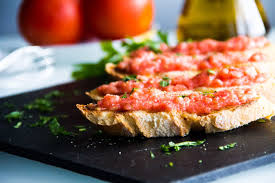 Pan Con Tomate Y Ajo Pan Con Tomate Pan Con Recetas De Comida