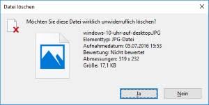Resultat ich kann den installer nicht öffnen bzw. Windows 10 Datei Lasst Sich Nicht Loschen Losung Win10 Tipps De