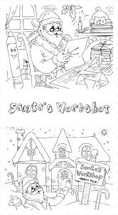Santa S Workshop Coloring Pages Sew Cute Patterns Stuffed Animal Soft Toy And Apron Patterns Coloring Pages Santa Coloring Pages Santas Workshop
