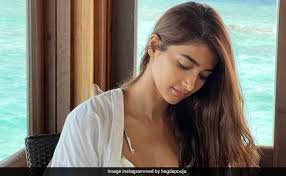 Pooja Hegde's Beach Throwback In A Chic Printed Bralette With A White Shirt  Almost Made Us Forget It's Autumn