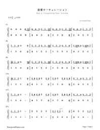 Maybe you would like to learn more about one of these? Ren Ai Circulation Easy Version Bakemonogatari Op4 Free Piano Sheet Music Piano Chords
