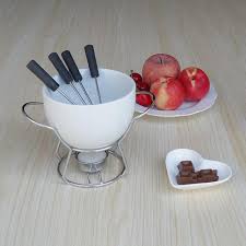 Has pensado alguna vez en estudiar cocina? Ceramica De Chocolate O Quesos Juego De Fondue Acero Inoxidable Para Horquillas De Cocina De Casa