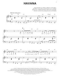 Midi & sheet music store. Havana Piano Sheet Music Easy Music Sheet Collection