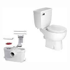 Pre assembled pump and tank for easy installation • model 203: Best Basement Toilets That Flush Up Pump Up Toilets Lotusflow3r