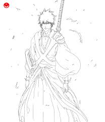 Pin On Lineart Bleach