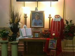 Memory Table Use Mementos Pictures And Personal Details To Reflect The Life Of Your Loved One Funeral Celebration Of Life Funeral Planning Memory Table