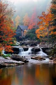 Plants chosen for the landscape include viburnum dentatum, pink flowering astilbe 'vision in pink', malus. Babcock State Park In West Virginia By Zachariah Shawn Emine Ucar Babcock Emine Park Shawn State U Beautiful Landscapes Autumn Scenery West Virginia