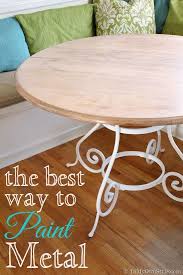 Kitchen Update Painting Metal Furniture Metallic Painted Furniture Metal Furniture Painted Metal Chairs