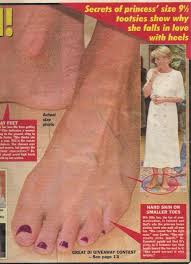 The Most Famous Feet In The World It S Pretty Crazy How This Is A Magazine Article Princess Diana Family Princess Diana Rare Princess Diana