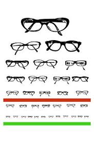 Framed Print Funky Eye Chart Of Glasses Funny Picture Snellen Optician Test Ebay
