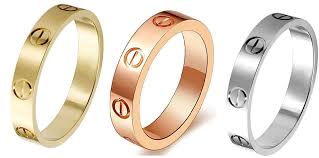 Brondema Cartier Love Ring Cartier Silver Ring Handwritten Ring