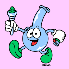 Bong Bud Character Design Cartoon Photo And Video