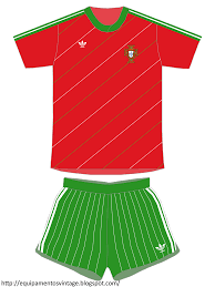Equipamento para criança portugal 2021. Equipamentos Vintage Portugal 1984 Europeu
