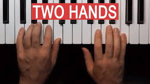 You will use only your right hand in the first parts and your left hand, just a little at the end. Easy Two Handed Piano Playing Tips And Exercises Youtube