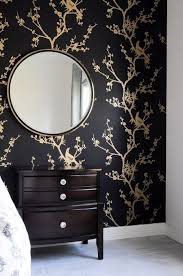 York wallcoverings nw3593 modern metals harlowe wallpaper black/gold. Modern Black And Gold Wallpaper For Walls Novocom Top