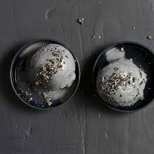 Schwarze Sesamglace Rezept In 2020 Sesam Essen Rezepte