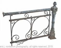 Huge selection of wood, iron and stainless steel stair parts to help you make your stair railings something you will be proud of. Original 19th Century Ornamental Freestanding Cast Iron Newel Post And Matching Wrought Iron Railing Salvaged From A Chicago Three Flat Graystone