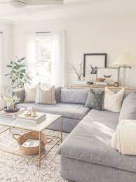 Cream And Gray Living Room Neutral Tone Living Room Light Gray Sectional Modern Coffee T Farm House Living Room Home Living Room Apartment Living Room