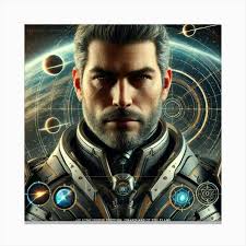 Commander Celestus Portrait Canvas Print