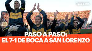 El gran equipo xeneize dirigido por el coco basile goleo por 7 a 1 a el club san lorenzo de almagro en su cancha Paso A Paso El 7 1 De Boca A San Lorenzo Apertura 2006 Youtube