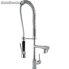 Griferia monomando cacina con cuerpo de laton grifo monomando fregadero vertical bm de tres, con mando tipo maneta. Grifo Cocina Tres Monomando Fregadero Vertical