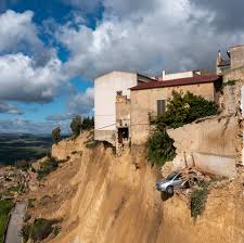 Landslide in Sicily Leaves Homes Teetering on Edge